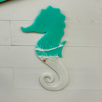 Assorted Beach Inspired Resin Seahorses