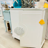 Single Seashell Accent Cabinet