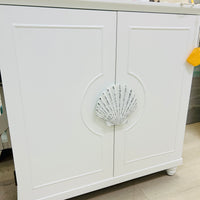 Single Seashell Accent Cabinet