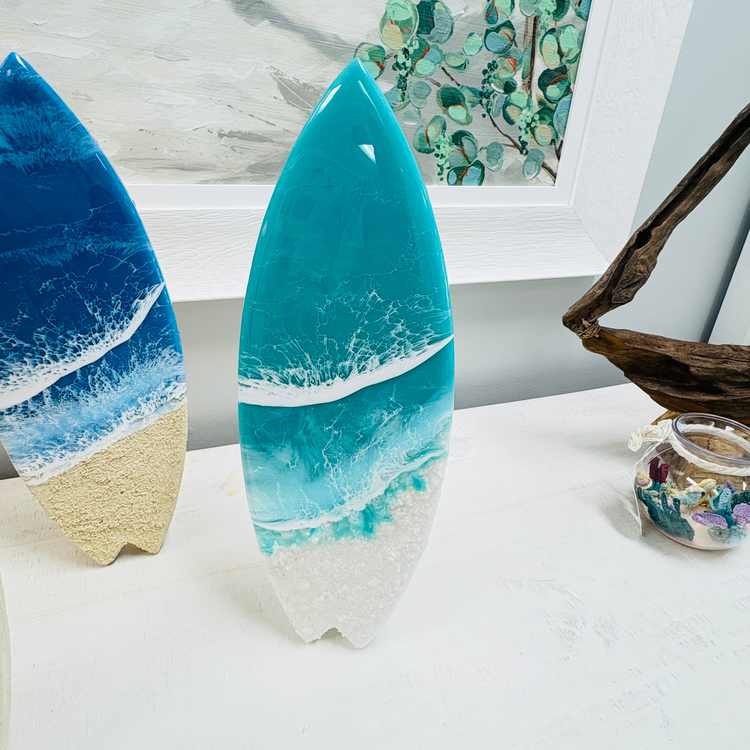 Resin Surfboard Table Setter