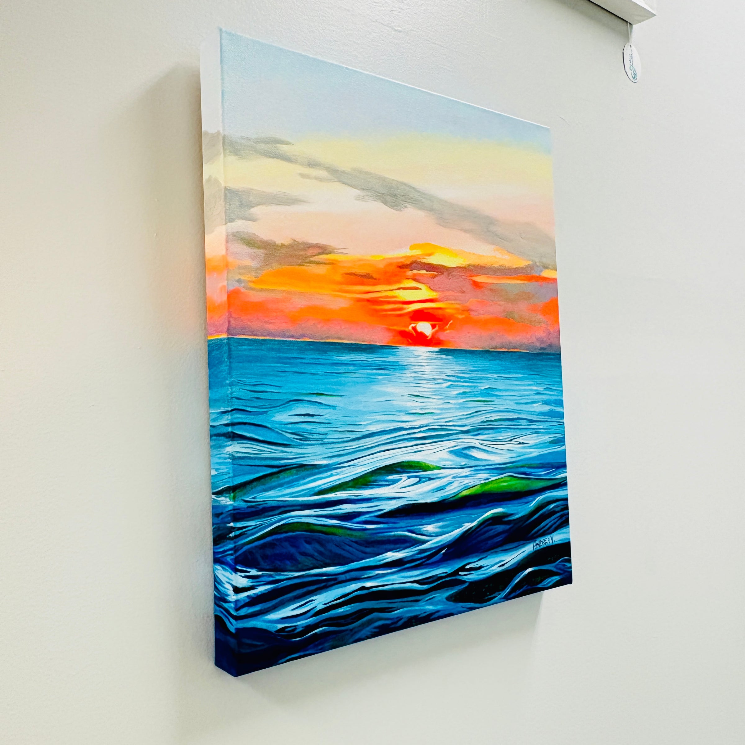 Sunrise/Sunset Seascape Original Painting