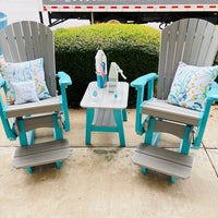 Poly Outdoor Furniture Counter Height Glider