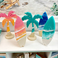 Resin Surfboard Table Setter