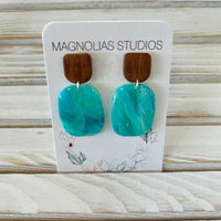 Assorted Dangle Polymer Clay Earrings- Ocean Inspired