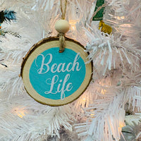 Assorted Wooden Coastal Inspired Ornaments