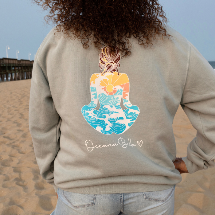 Oceana Bella Crew Neck Sweatshirt - Sunshine & Sweet Pea's Coastal Decor