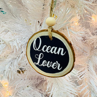 Assorted Wooden Coastal Inspired Ornaments