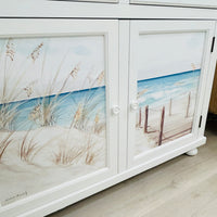 Coastal Cabinet w/ Anastasia Musick Art