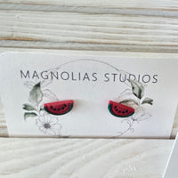 Assorted Fruit Polymer Clay Earrings