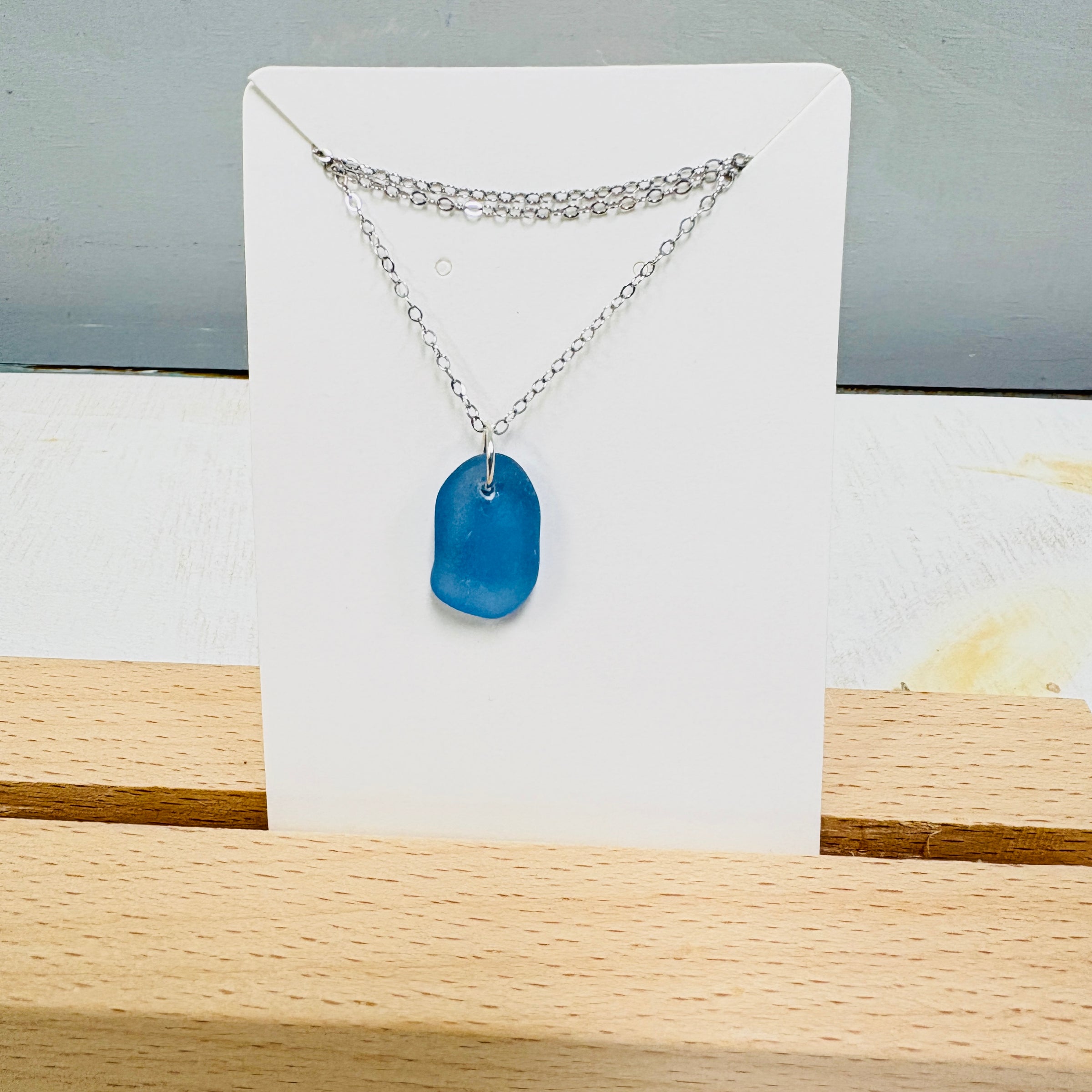 Sea Glass Drop Necklace