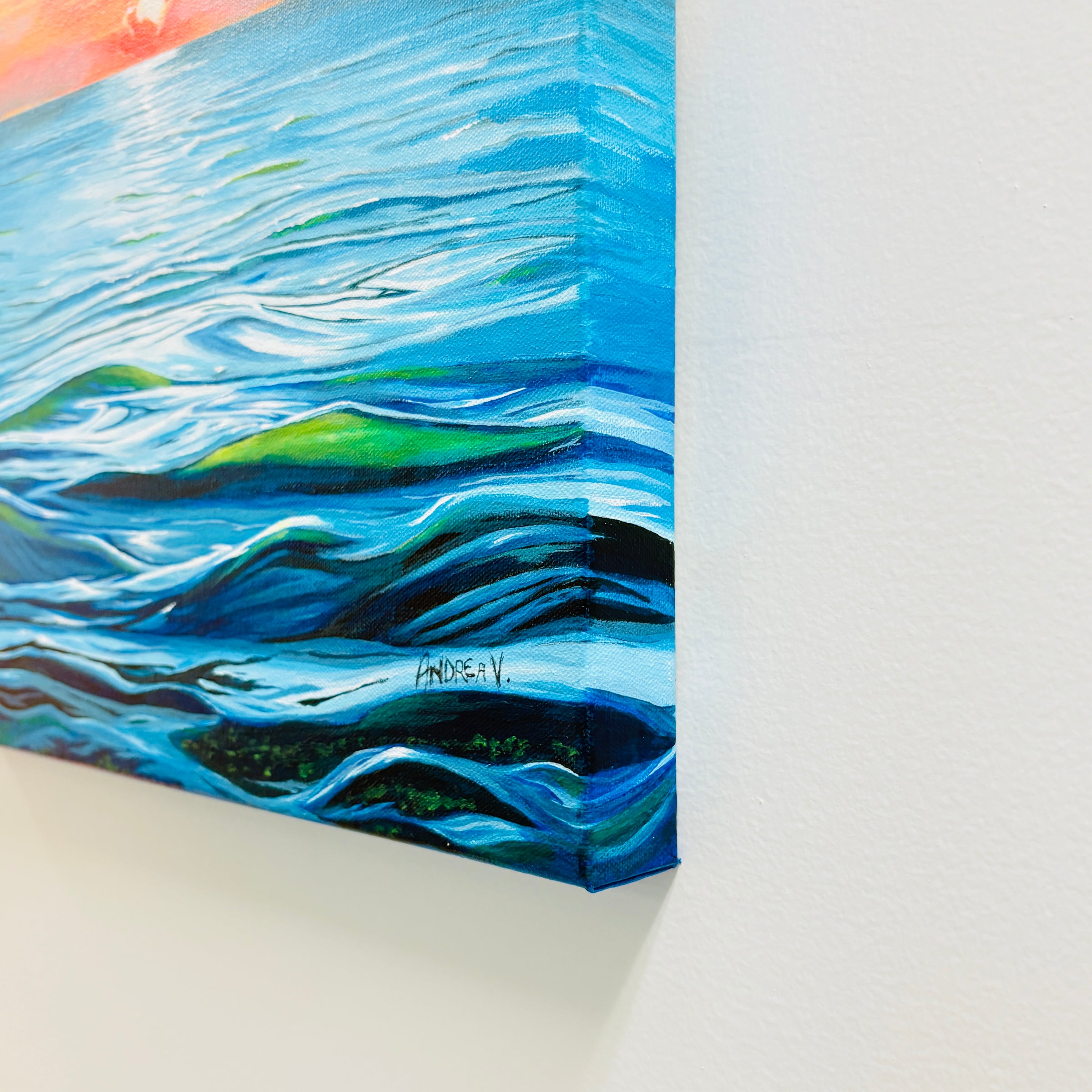 Sunrise/Sunset Seascape Original Painting