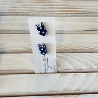 Bathing Suit Stud Polymer Clay Earrings