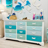 Coastal Inspired 12 Drawer Dresser
