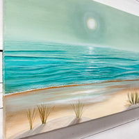 Morning Sunrise Inspired Beach Painting