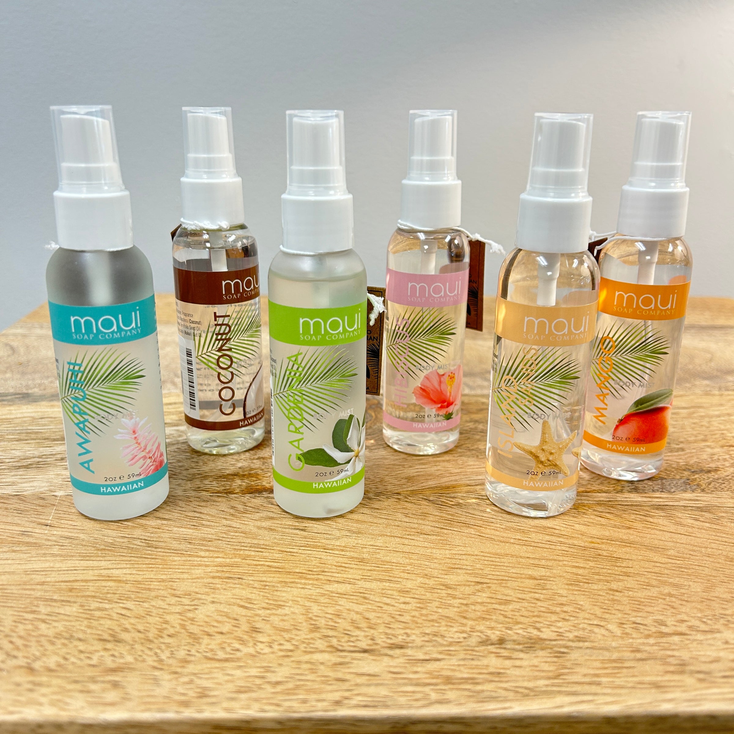 Maui Soap Company Body Mist w/Coconut, Macadamia and Kukui Oil