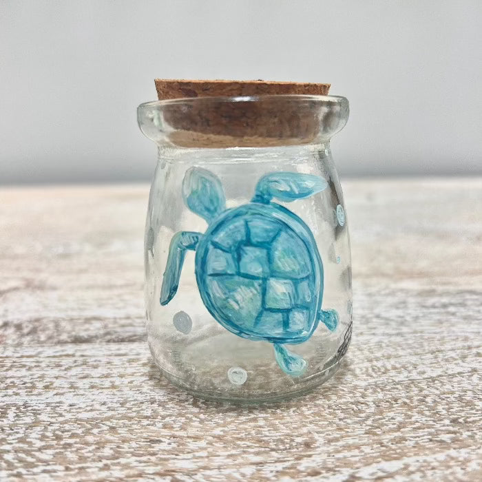 Assorted Mini Treasure Glass Jar - Sunshine & Sweet Pea's Coastal Decor
