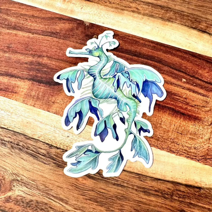 Sea Dragon Weatherproof Sticker - Sunshine & Sweet Pea's Coastal Decor