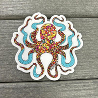 Octopus Vinyl Stickers Sunshine & Sweet Peas Coastal Decor