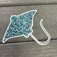 Stingray Vinyl Stickers Sunshine & Sweet Peas Coastal Decor