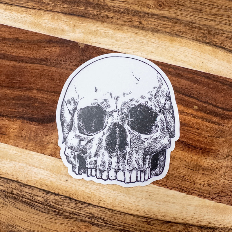 Skull Weatherproof Sticker
