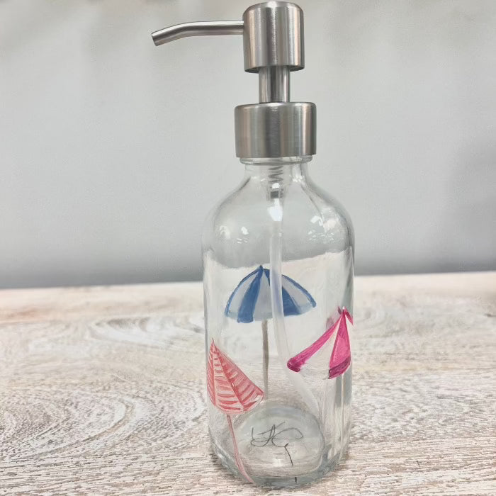 Assorted Hand Painted Soap Dispensers - Sunshine & Sweet Pea's Coastal Decor