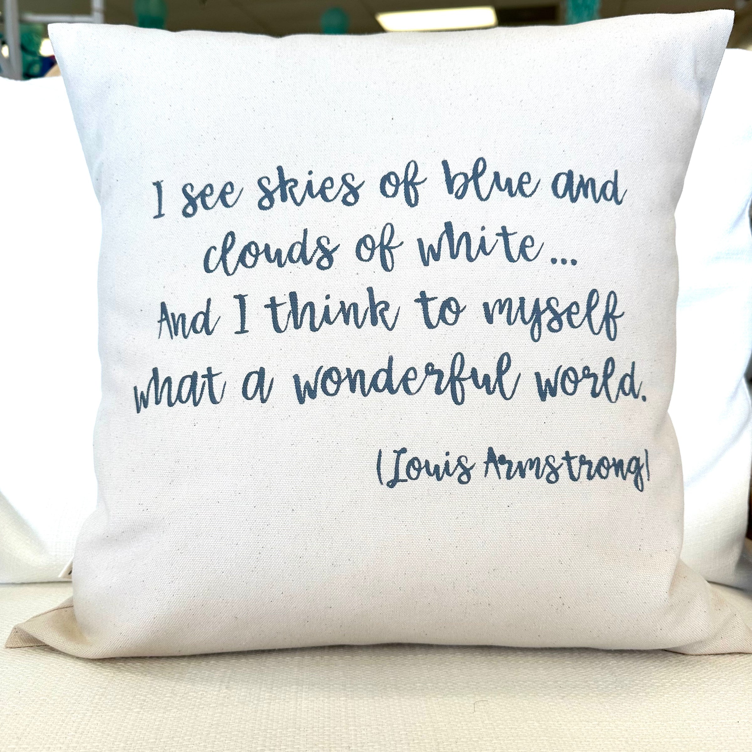 Assorted Canvas Pillows