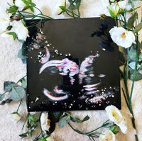 Custom Ultrasound Painting on Canvas w/Resin Finish & Embellishments Commission