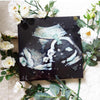 Custom Ultrasound Painting on Canvas w/Resin Finish & Embellishments Commission