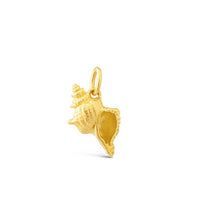 Collectible Travel Treasures™ Conch Shell 14k Gold Vermeil Charm - Sunshine & Sweet Pea's Coastal Decor
