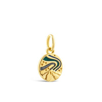 Collectible Travel Treasures™ Northern Lights 14k Gold Vermeil Charm - Sunshine & Sweet Pea's Coastal Decor