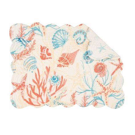 Shelly Shores Table Linens Sunshine & Sweet Peas Coastal Decor