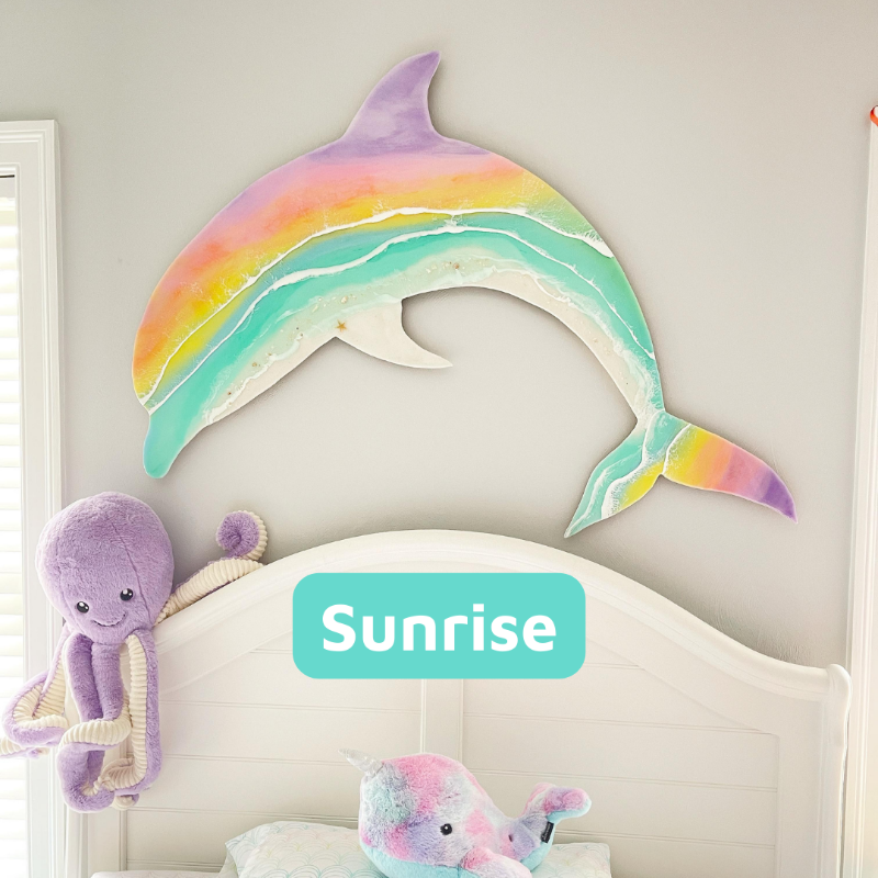 Sunrise Custom Resin Pineapple Commission - Sunshine & Sweet Pea's Coastal Decor