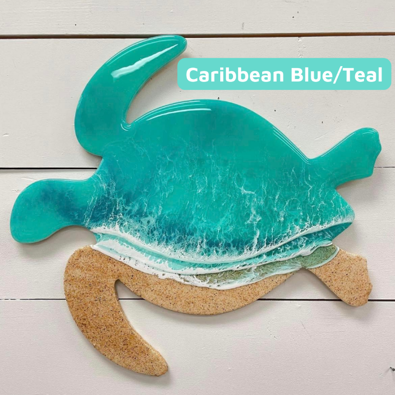 Emerald Custom Dolphin Resin Commission - Sunshine & Sweet Pea's Coastal Decor