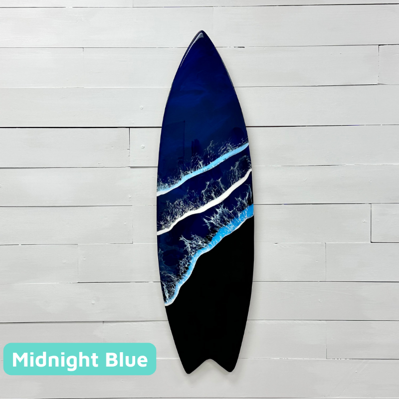 Midnight Blue Custom Dolphin Resin Commission - Sunshine & Sweet Pea's Coastal Decor