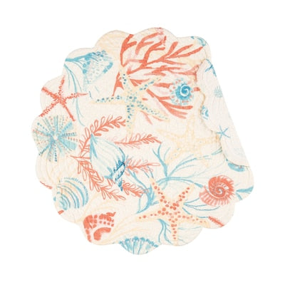Shelly Shores Table Linens Sunshine & Sweet Peas Coastal Decor