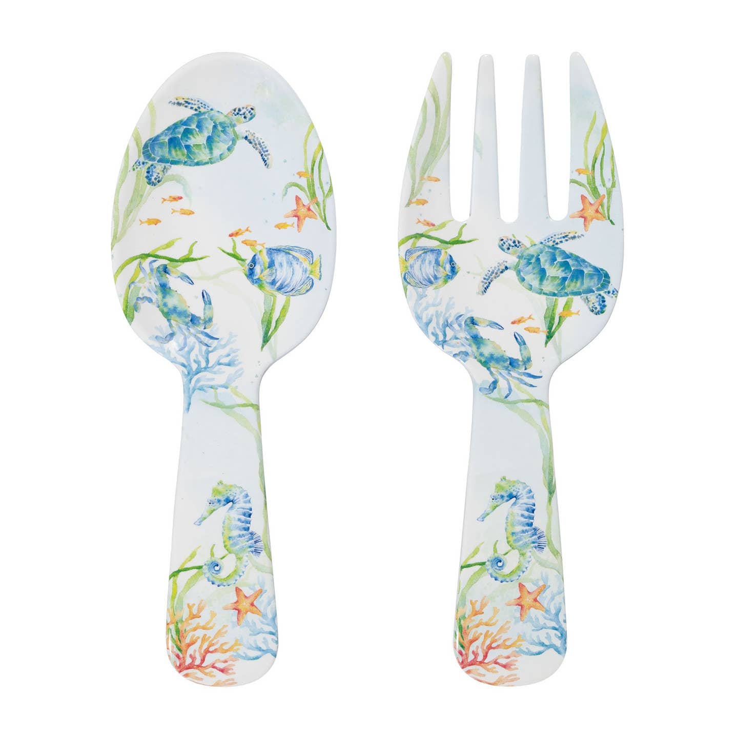 Sea Life Serenade Melamine Dishware