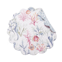 Coastal Nori Coral Table Linens