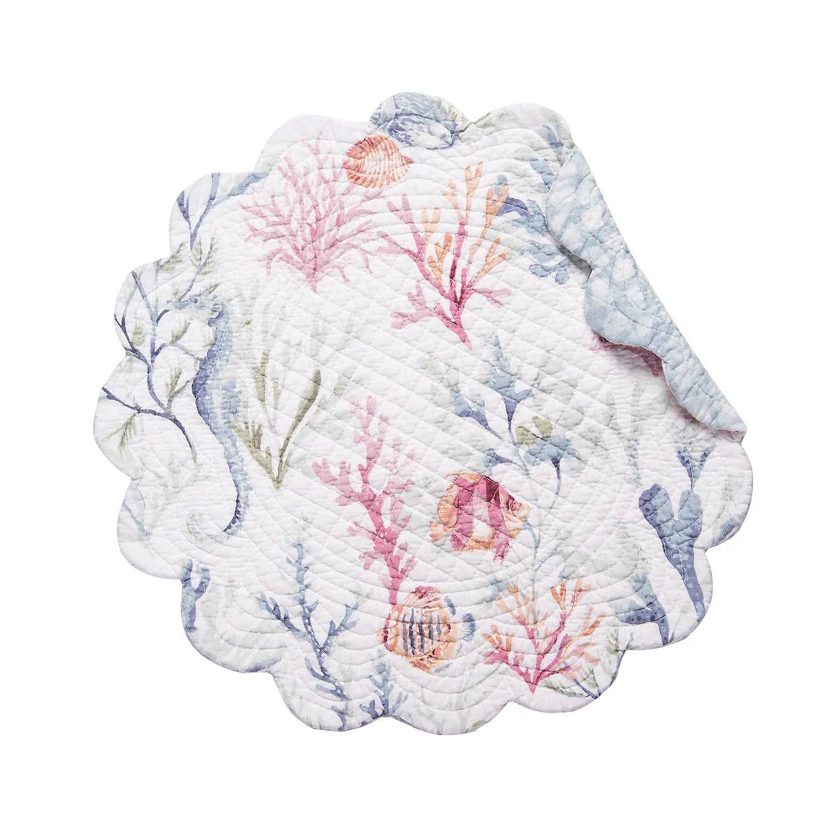 Coastal Nori Coral Table Linens