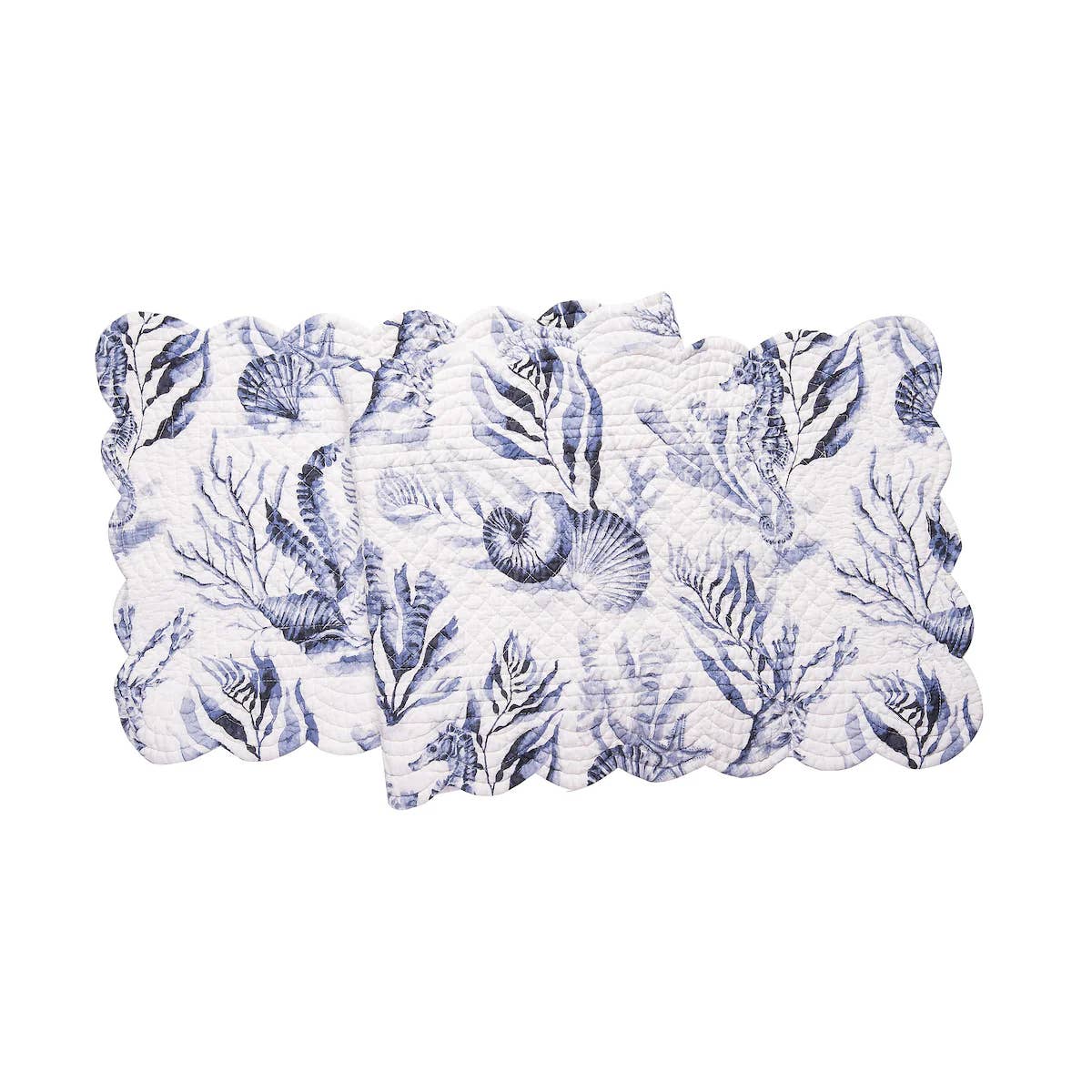 Coastal Midnight Lagoon Table Linens