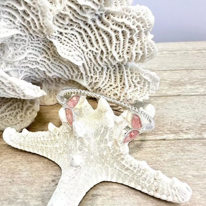 Mermaid Fin Bracelet Dune Jewelry Conch Shell - Sunshine & Sweet Pea's Coastal Decor