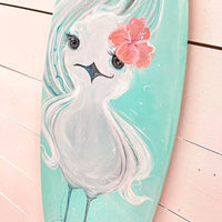Sandpiper Wooden Surfboard - Sunshine & Sweet Pea's Coastal Decor