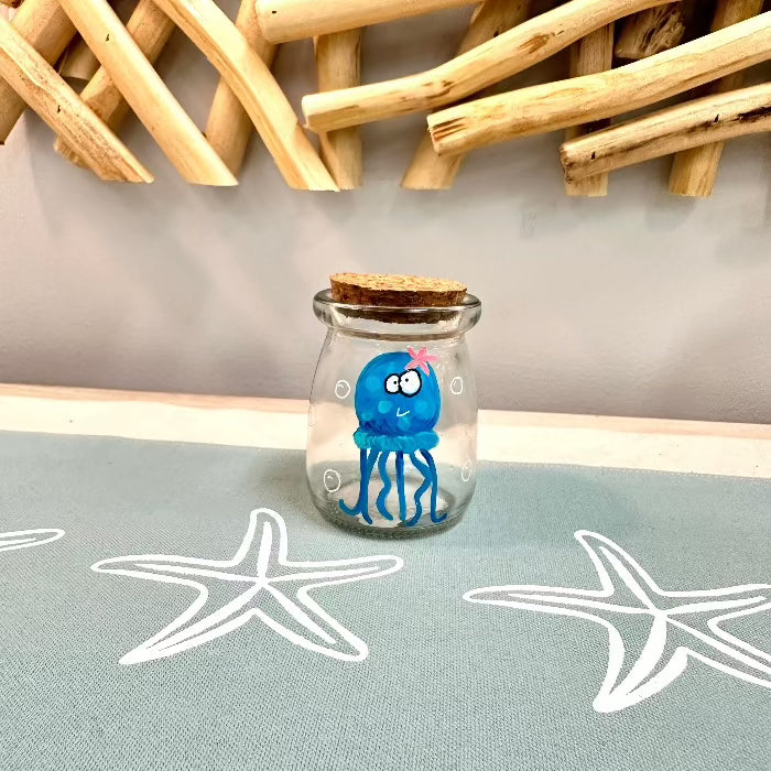 Assorted Mini Treasure Glass Jar - Sunshine & Sweet Pea's Coastal Decor