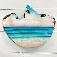 Live Edge Seascape Wall Art - Sunshine & Sweet Pea's Coastal Decor