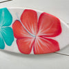 Hibiscus Wooden Surfboard with Resin Overlay - Sunshine & Sweet Pea's Coastal Decor
