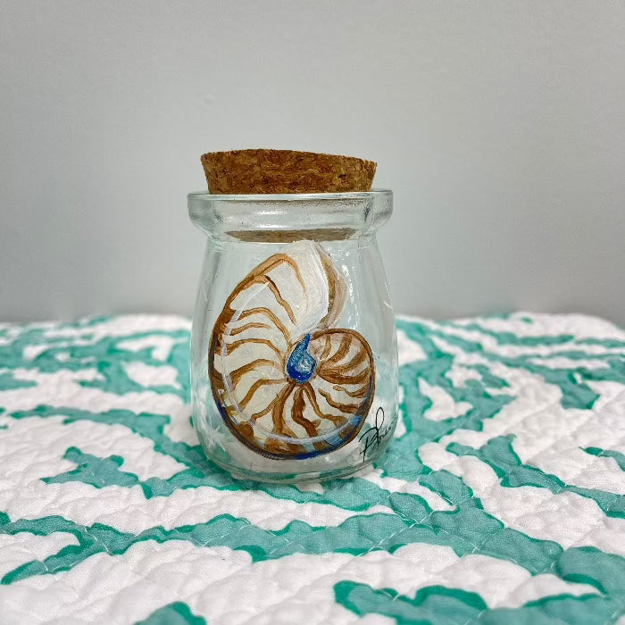 Assorted Mini Treasure Glass Jar - Sunshine & Sweet Pea's Coastal Decor