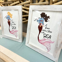 Fourth of July Mermaid Print