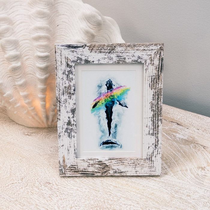 Humpback Whale Rainbow Print - Sunshine & Sweet Pea's Coastal Decor