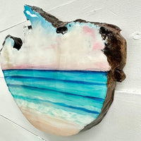 Live Edge Seascape Wall Art - Sunshine & Sweet Pea's Coastal Decor