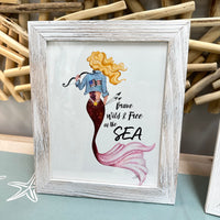 Fourth of July Mermaid Print