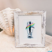 Humpback Whale Rainbow Print - Sunshine & Sweet Pea's Coastal Decor